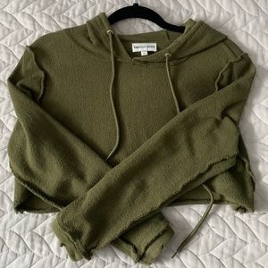 Danielle Guizio Cropped Hoodie